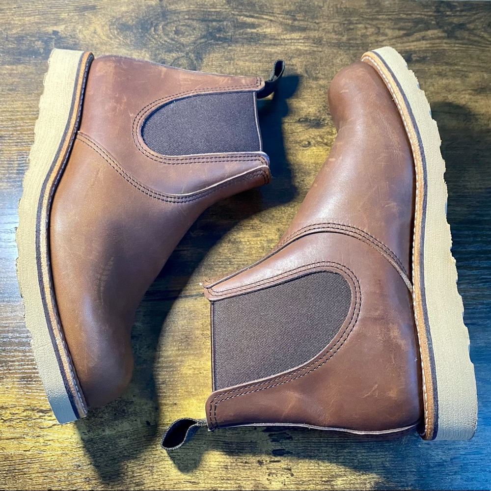 Red Wing Boots MEN'S 6-INCH CLASSIC CHELSEA IN AMBER HARNESS LEATHER